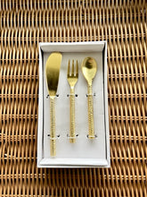 Cargar imagen en el visor de la galería, Set Mini Cubiertos Dorados